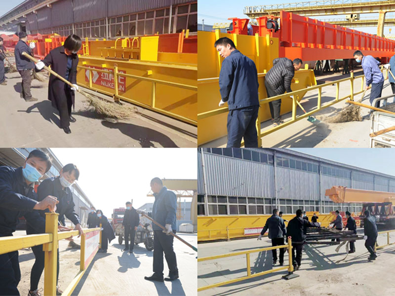 紐科倫公司舉行“黨員義務(wù)勞動(dòng)，廠區(qū)大清理”活動(dòng)